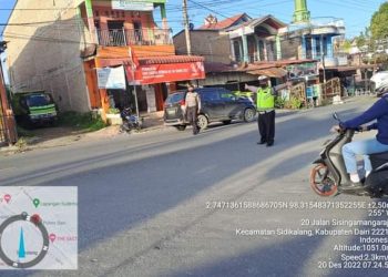Sat Samapta Polres Dairi dibawah pimpinan Kasat Samapta Polres Dairi AKP Tugono, S.H melaksanankan kegiatan Strong Point/penjagaan dan Pengaturan Lalu Lintas
