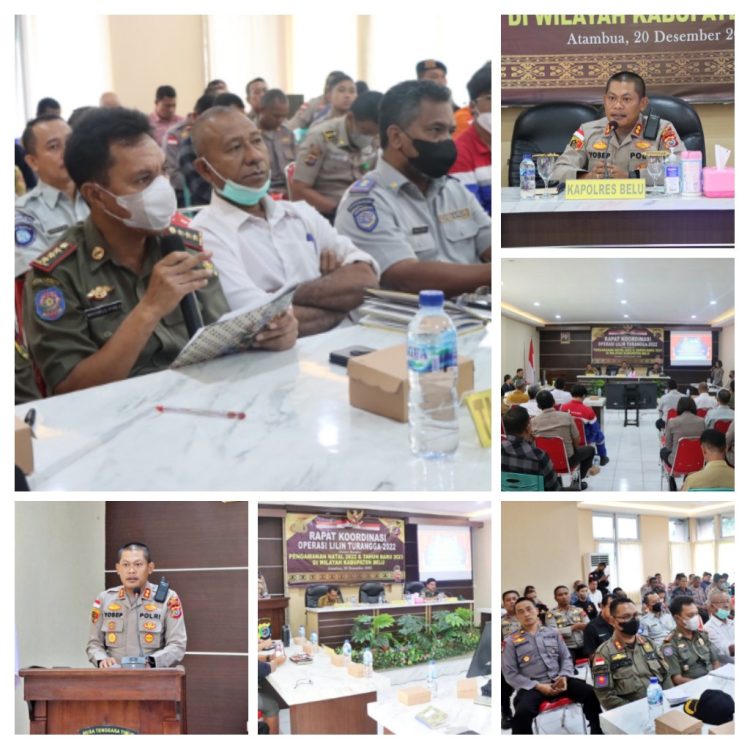 Kepolisian Resor (POLRES BELU) menggelar rapat koordinasi lintas sektoral