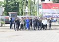 Apel Pasukan Polda Sumsel bersama Badan Narkotika Nasional Provinsi (BNNP) Sumsel