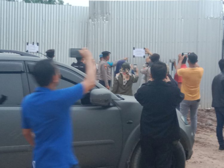 Sidak ke gudang-gudang yang diduga ada kegiatan ilegal driling dan pengoplosan bbm secara ilegal di wilayah hukum polres ogan ilir