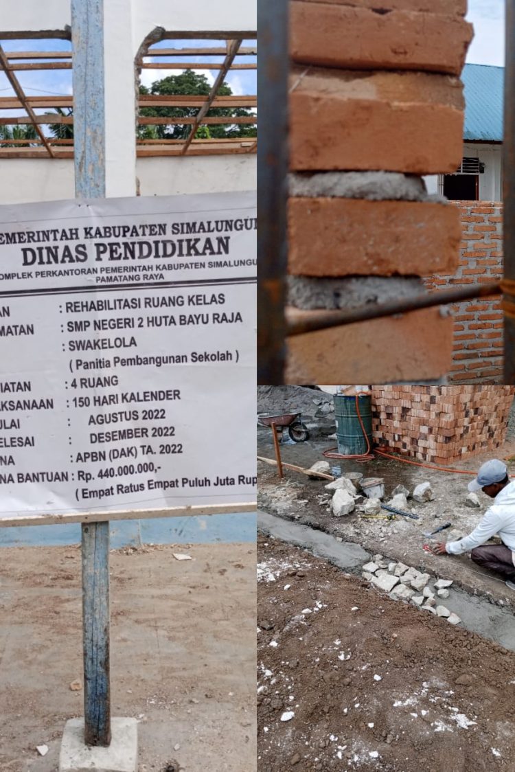 Proyek pembangunan perpustakaan, laboratorium dan UKS di beberapa Sekolah Dasar (SD) di Kabupaten Simalungun
