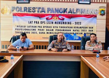 Lat Pra Ops Lilin Menumbing 2022 di Aula Sarja Arya Racana