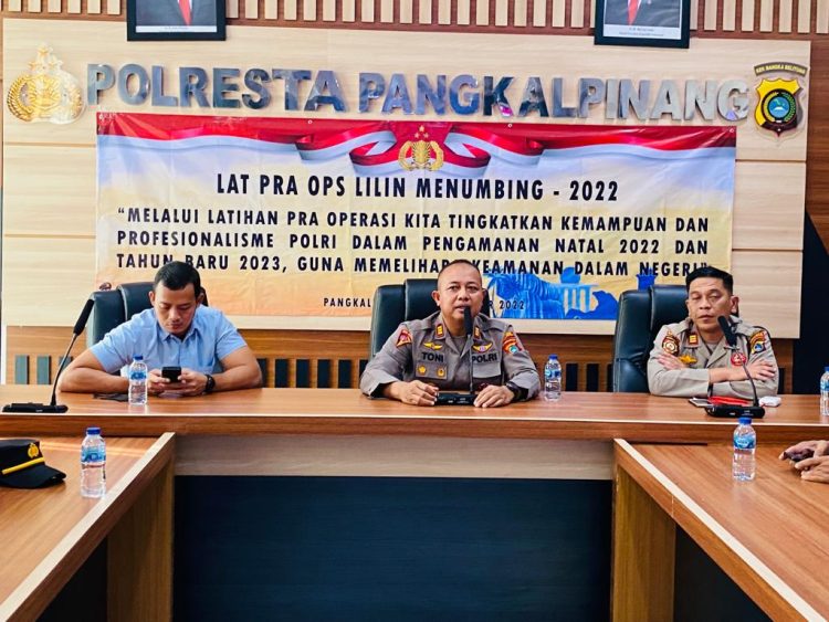 Lat Pra Ops Lilin Menumbing 2022 di Aula Sarja Arya Racana