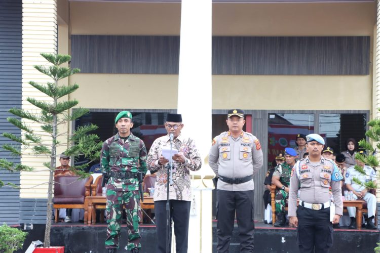 Polres Aceh Barat melaksanakan Apel Gelar Pasukan Operasi Lilin Seulawah-2022 yang dipimpin langsung oleh Bupati Aceh Barat