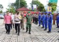 Plt. Kapolresta Pangkalpinang AKBP Dwi Budi Murtiono, S.IK M.H, menjadi Inspektur Apel Gelar Pasukan Operasi Lilin Menumbing 2022