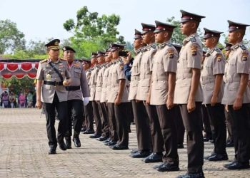 Kapolda Kep. Bangka Belitung Irjen Pol Drs. Yan Sultra I, S.H menutup Pendidikan Pembentukan Bintara (Diktukba) Polri Gelombang II Tahun 2022