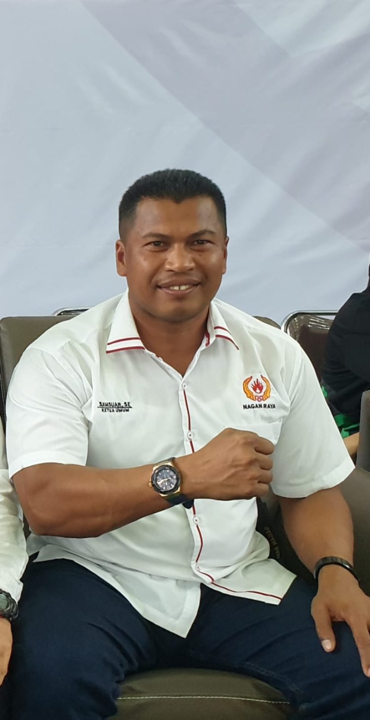 Ketua Komite Olahraga Nasional Indonesia (KONI) Kabupaten Nagan Raya, Samsuar, SE