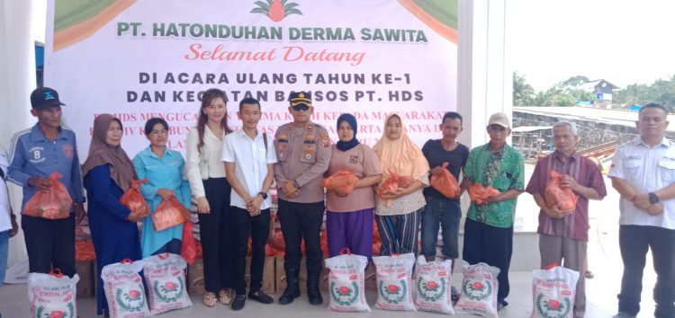 Acara syukuran ulang tahun ke 1 PT. HDS (Hatonduhan Dearma Sawita)