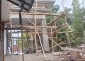 Pekerjaan pembangunan Rehabilitasi Kantor Badan Kesatuan Bangsa dan Politik (Kesbangpol) Pati di Jalan Raya Sudirman No. 66 kabupaten Pati