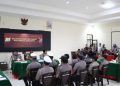 12 orang anggota Polresta Manado menjalani sidang disiplin Polri
