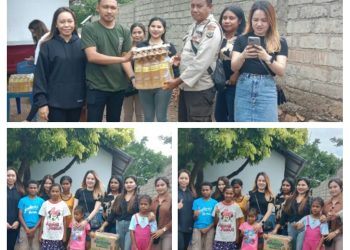 Anggota Kepolisian Republik Indonesia (Polri) Angkatan 25 (ZED - STP) Polres TTU dalam rangka memperingati 18 (delapan belas) tahun Pengabdian sekaligus Natal dan Tahun Baru diadakan kegiatan Bakti Sosial