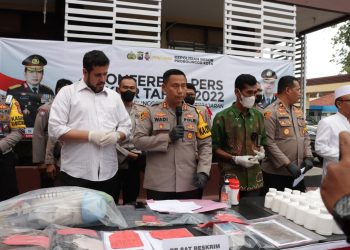 Polres Probolinggo Kota, gelar rilis akhir tahun terkait situasi keamanan dan ketertiban masyarakat atau Kamtibmas, serta capaian sepanjang 2022