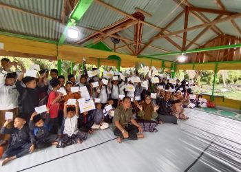 BFLF kota Lhokseumawe dan Aceh Utara, Salurkan 1000 bingkisan untuk anak yatim yang bertempat di yayasan Aceh Orphans Center (AOC) Desa Tanjong Ceungai Tanah Jambo Aye