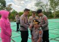 Polres Bangka Barat Menggelar Upacara Korps Raport Kenaikan Pangkat Reguler Periode 01 Januari 2023
