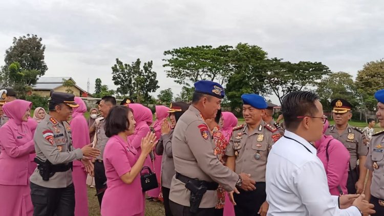 19 Personil Direktorat Polairud Polda Sumsel, yang mendapatkan kenaikan pangkat setingkat lebih tinggi