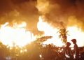 Kebakaran terjadi di Allimbangeng Lingkungan Paseru, Kelurahan Sompe, Kecamatan Sabbangparu, Kabupaten Wajo, Sulawesi Selatan