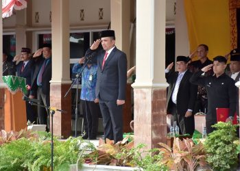Pj Wali Kota Sabang, Reza Fahlevi mengajak seluruh ASN Kementerian Agama Kota Sabang untuk menjadikan peringatan Hari Amal Bakti (HAB) ke 77