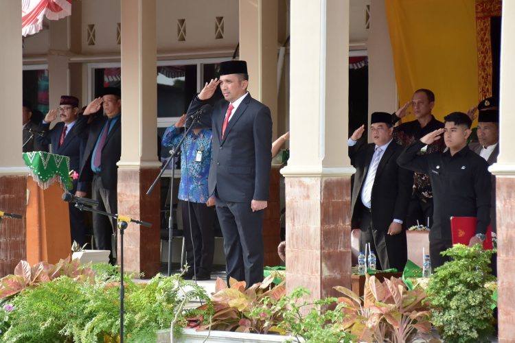 Pj Wali Kota Sabang, Reza Fahlevi mengajak seluruh ASN Kementerian Agama Kota Sabang untuk menjadikan peringatan Hari Amal Bakti (HAB) ke 77