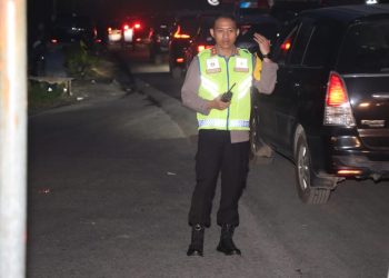 Kapolres Pematangsiantar AKBP Fernando SH S.I.K laksanakan pemantauan dan pengecekan kepadatan jalur mudik nataru dalam rangka Operasi lilin Toba tahun 2022