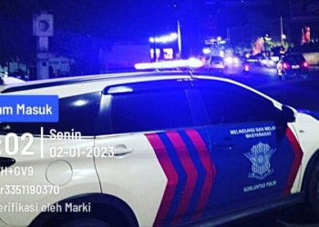 Sat lantas Polresta Manado melaksanakan kegiatan patroli Silau Mata