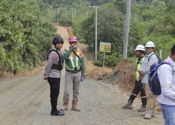 Satgas Ops Nusantara Polda Kaltim Regu C melaksanakan patroli sambang kamtibmas serta pengamanan di IKN