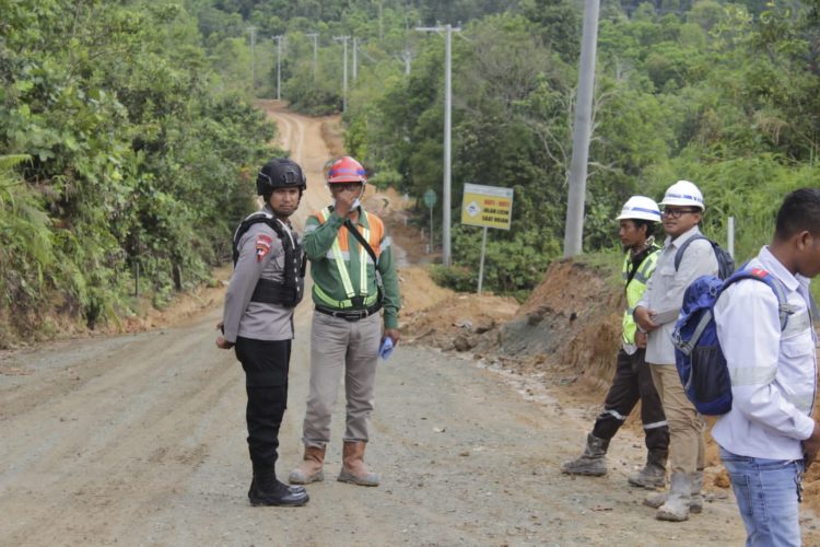 Satgas Ops Nusantara Polda Kaltim Regu C melaksanakan patroli sambang kamtibmas serta pengamanan di IKN