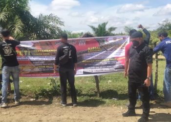 Polres Nagan Raya mewarning pelaku Pertambangan Emas Tanpa Izin (PETI) serta Ilegal Logging (Pembalakan Liar)