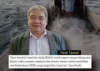 Ketua Pemegang Mandat Hak Ulayat Masyarakat Adat Laut Timor, Ferdi Tanoni
