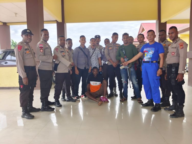 Polres Boven Digoel amankan Salah Satu Narapidana yang Kabur dari Lapas Kelas IIB Merauke