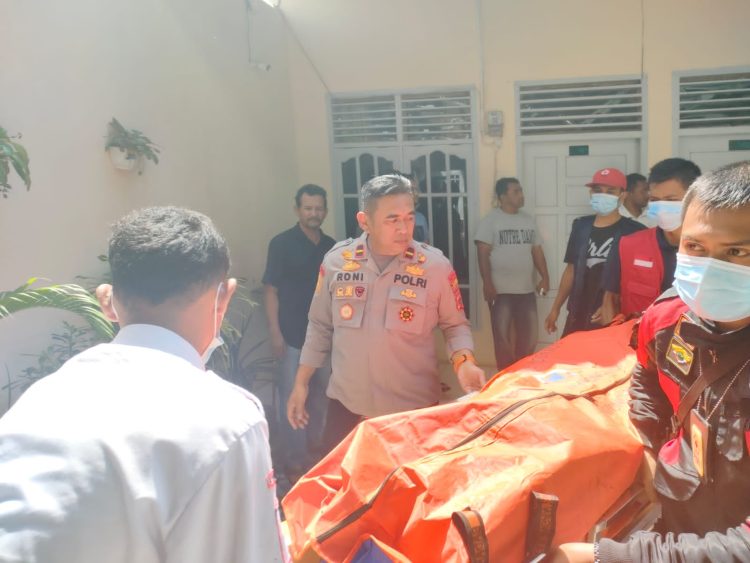 Seorang pria paruh baya ditemukan meninggal dunia di Wisma Rifana, Desa Uteun Kot, Kecamatan Muara Dua, Kota Lhokseumawe