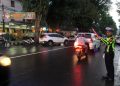 Polresta Manado melaksanakan Patroli Silau Mata (siaga lampu biru di keramaian)