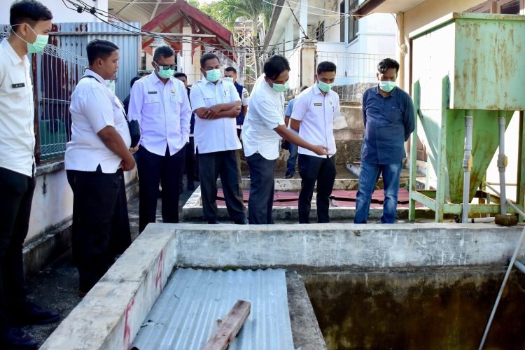 Plt. Sekretaris Daerah Kota Sabang, Andri Nourman melakukan inspeksi mendadak (Sidak) ke Rumah Sakit Umum Daerah (RSUD) Sabang