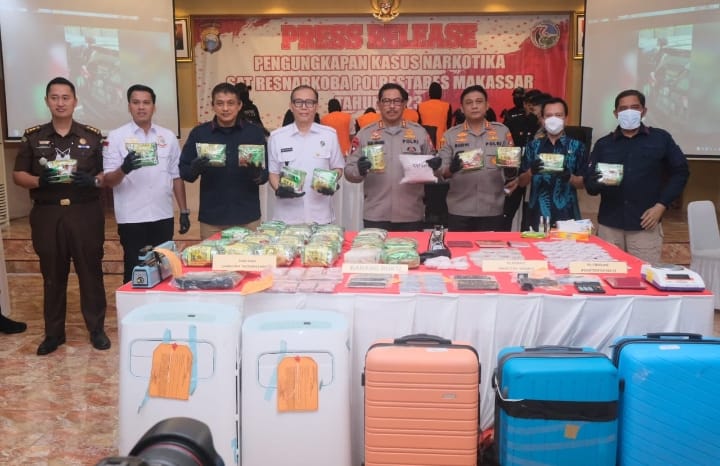 Konferensi Pers Polrestabes Makassar