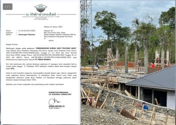 Progres Pembangunan Rumah Sakit Pratama Nias Barat