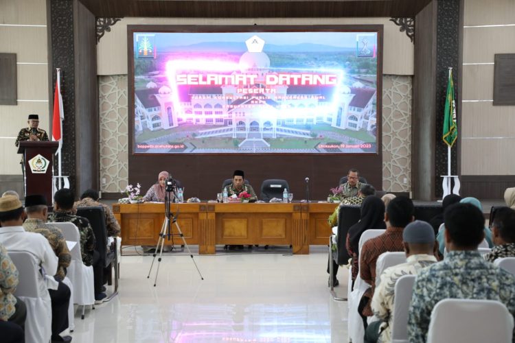 Pemerintah Kabupaten Aceh Utara menggelar kegiatan forum konsultasi publik dalam rangka menyusun Rencana Kerja Pemerintah daerah (RKPD) tahun 2024