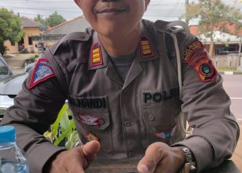 Kasat lantas Polres Bangka Barat AKP M. Hardi