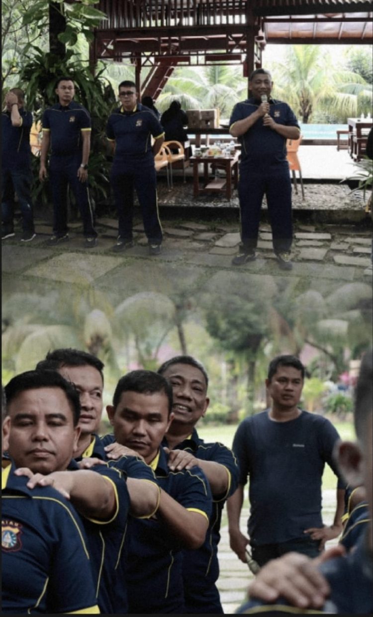 PJU Polres Kampar serta menjalin kekeluargaan Bhayangkari dan Keluarga Besar Polres Kampar pagi ini Jumat (20/01/2023) menggelar kegiatan Family Gathering di lokasi Objek Wisata Dekotoz Villa Kec. XIII Koto