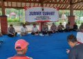 Polsek Kutasari mengadakan Jumat curhat di tempat Wisata Sanggaluri Park yang terletak di desa Kutasari Kecamatan Kutasari
