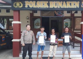 Personil Polsek Bunaken Polresta Manado melaksanakan giat penyelesaian masalah (Problem Solving) warga