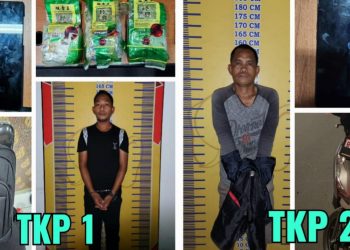Unit Timsus IT di bawah pimpinan Panit Timsus IT Iptu Ahmad Iqbal SH MH berhasil menangkap 2 kurir Narkoba lintas provinsi pada hari Selasa tanggal 3 dan 4 Januari 2023