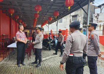 Kapolres Langsa AKBP Muhammadun, S.H didamping oleh Jajaran PJU Polres Langsa melakukan peninjauan langsung ke Vihara Langsa