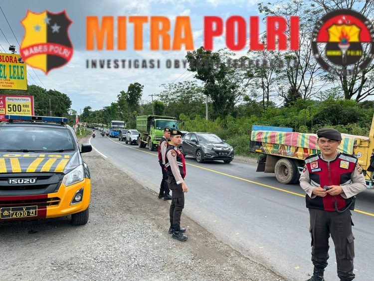 Polres Ogan Ilir sat Samapta dan sat lantas Polres Ogan ilir melaksanakan giat pengaturan lalu lintas Wilayah Hukum Ogan Ilir