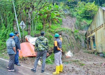 Pj Wali Kota Sabang, Reza Fahlevi turun langsung mengecek beberapa titik lokasi rawan bencana di Kota Sabang