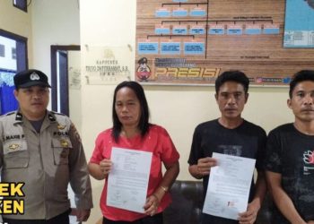 Personil Polsek Bunaken berhasil menyelesaikan permasalahan yang tidak menyenangkan antara dua orang warga