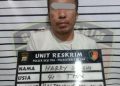 Pelaku pembongkar rumah kost di Jalan Karya Budi, Kecamatan Medan Johor berinisial HS (41) warga Jalan Karya Budi yang ditangkap Tim Reskrim Polsek Delitua, Selasa (24/1/23). (Foto Dok/Polsek Delitua)