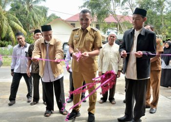 Pj Wali Kota Sabang, Reza Fahlevi resmikan swalayan mini yang berlokasi di Pesantren Terpadu Al Mujaddid Sabang, Selasa (24/1) siang