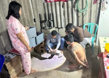 Sat Narkoba Polres Bangka tangkap AN 32 tahun pelaku tindak pidana Narkotika yang diduga narkotika jenis Shabu dengan berat 3.3 gram. Rabu (25/1/2023)