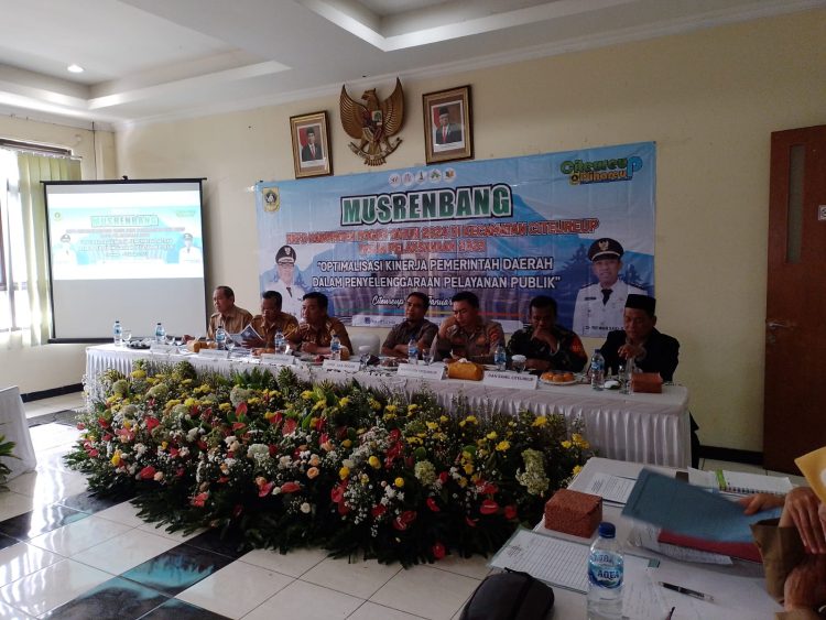 Musrenbang RKPD Kabupaten Bogor Tahun 2024 di Kecamatan Citeureup Tahun Pelaksanaan 2023 Mengusung Thema "Optimalisasi Kinerja Pemerintahan Daerah Dalam Penyelenggaraan Pelayanan Publik"