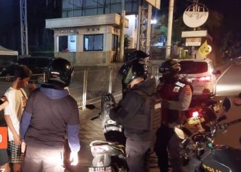 Samapta Polresta Manado giat melaksanakan patroli Sibulan (sikat Pemabuk jalan) dalam rangka mengantisipasi tindak kriminalitas