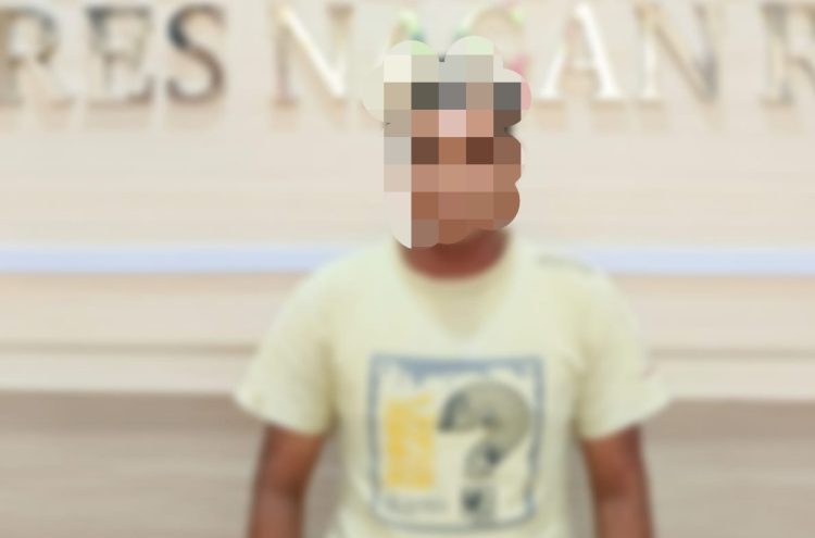 Pelaku pelecehan seksual SN (45 tahun) warga salah satu Gampong Kecamatan Seunagan
